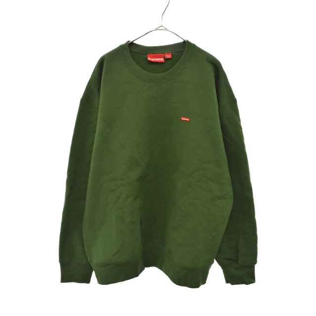 SUPREME シュプリーム 20AW Small Box Crewneck スモールボックスロゴ スウェットトレーナー グリーン685センチ身幅