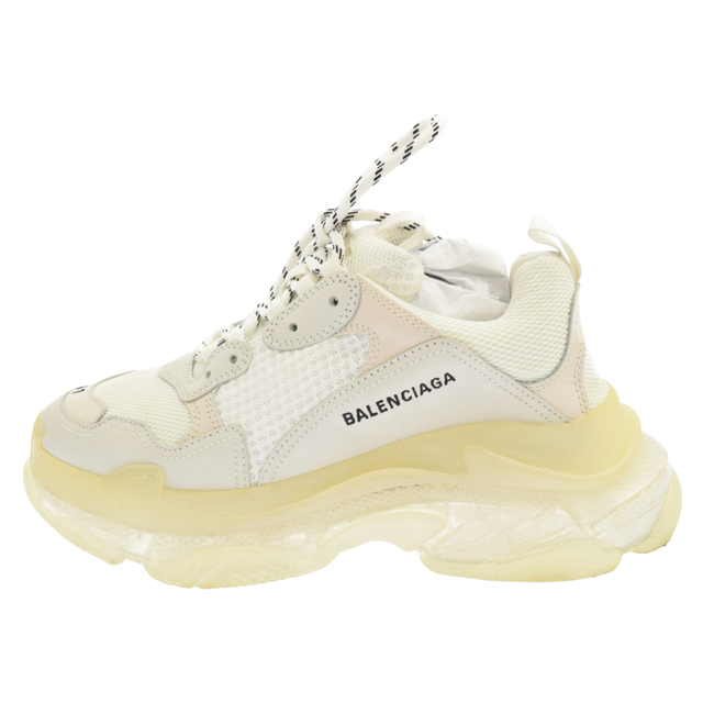 BALENCIAGA バレンシアガ TRIPLE S トリプルS クリアソール ローカットスニーカー 42 ホワイト 541624