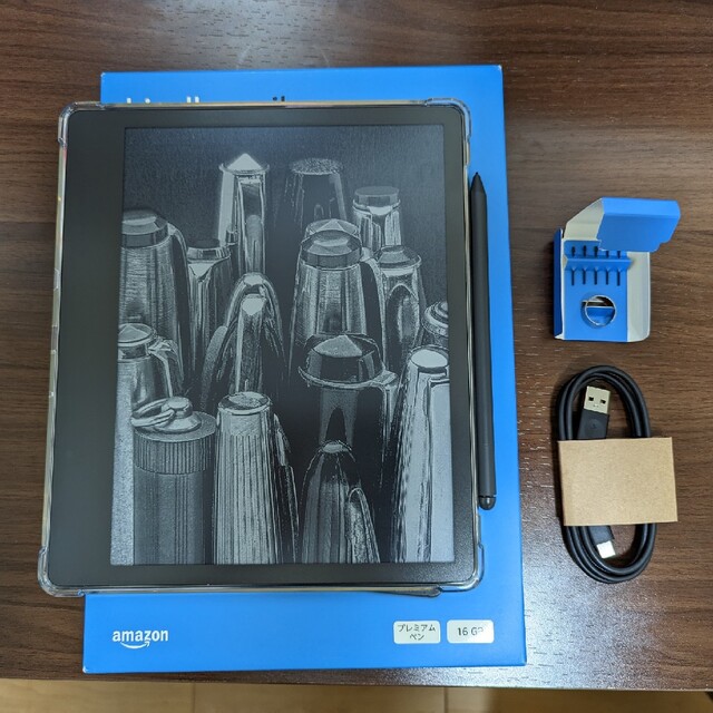 代引可】 Kindle scribe プレミアムペン クリアケースセット 電子