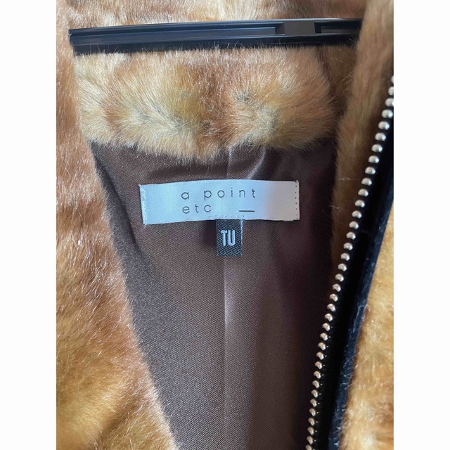 L'Appartement DEUXIEME CLASSE(アパルトモンドゥーズィエムクラス)の【A POINT ETC/アーポワン ウテセ】 FAKE FUR VEST レディースのトップス(ベスト/ジレ)の商品写真