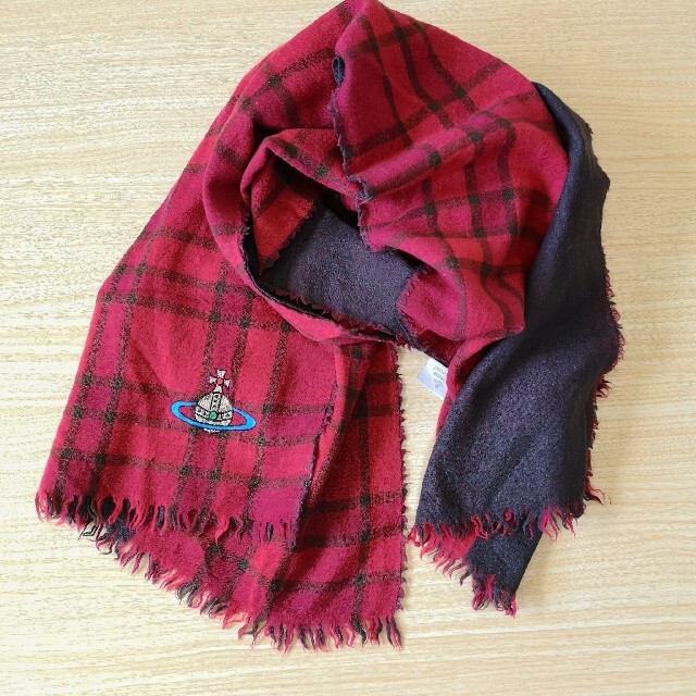 Vivienne westwood マフラー　ショール　レッド