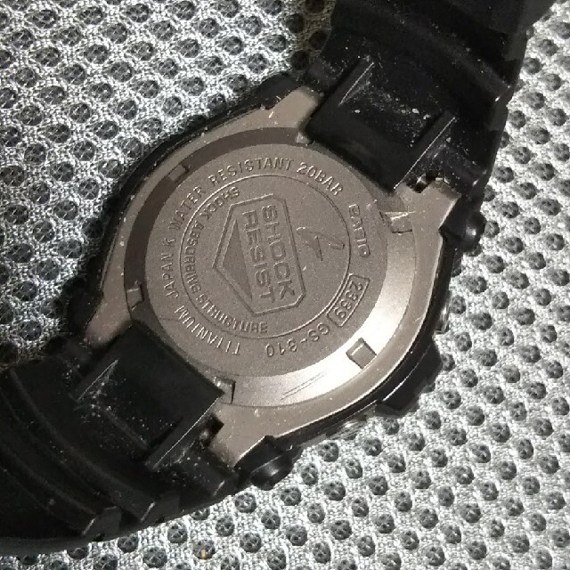 G-SHOCK - カシオ G-SHOCK GIEZ GS-310チタン 動作品の通販 by G-SHOCK - カシオ G-SHOCK GIEZ GS-310チタン 動作品の通販 by