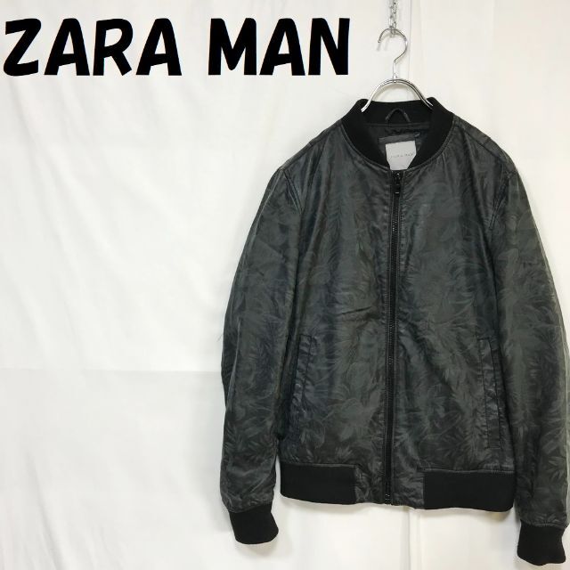 ZARA メンズ MA-1 Mサイズ ブラック - アウター