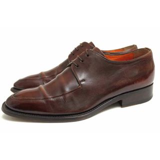 サントーニ(Santoni)のサントーニ／Santoni シューズ ビジネスシューズ 靴 ビジネス メンズ 男性 男性用レザー 革 本革 ダークブラウン 茶 ブラウン  5860 02 F Uチップ レザーソール(ドレス/ビジネス)