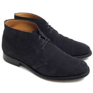 クロケット＆ジョーンズ／CROCKETT＆JONES シューズ ビジネスシューズ 靴 ビジネス メンズ 男性 男性用スエード スウェード レザー 革 本革 ブラック 黒  ハイバリー HIGHBURY プレーントゥ レザーソール グッドイヤーウェルト製法