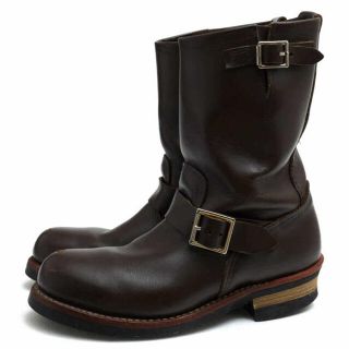 レッドウィング(REDWING)のレッドウィング／RED WING エンジニアブーツ シューズ 靴 メンズ 男性 男性用レザー 革 本革 ダークブラウン 茶 ブラウン  2967 ENGINEER オイルレジスタントソール グッドイヤーウェルト製法(ブーツ)