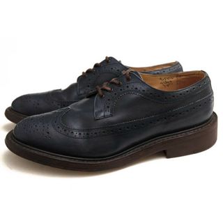 トリッカーズ(Trickers)のトリッカーズ／Tricker's シューズ ビジネスシューズ 靴 ビジネス メンズ 男性 男性用レザー 革 本革 ネイビー 紺  M7306 Golosh Brogues メダリオン ロングウイングチップ グッドイヤーウェルト製法(ドレス/ビジネス)