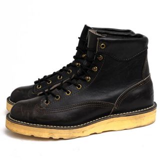 ダナー(Danner)のダナー／Danner ワークブーツ シューズ 靴 メンズ 男性 男性用レザー 革 本革 ブラック 黒  11600X DJ FOREMAN フォアマン ＃4014 クリスティソール Vibramソール(ブーツ)