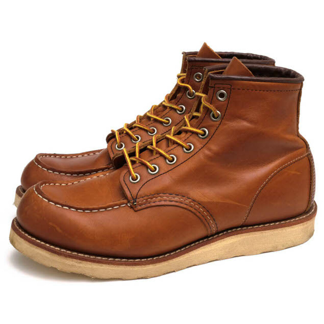 REDWING(レッドウィング)のレッドウィング／RED WING ワークブーツ シューズ 靴 メンズ 男性 男性用レザー 革 本革 ブラウン 茶  5875 6 CLASSIC MOC BOOT アイリッシュセッター モックトゥ グッドイヤーウェルト製法 クレープソール メンズの靴/シューズ(ブーツ)の商品写真