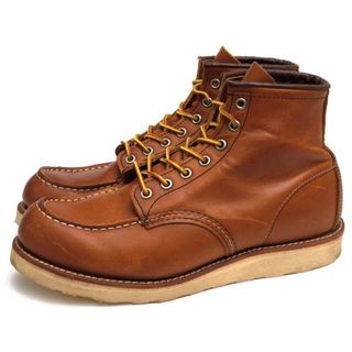 レッドウィング(REDWING)のレッドウィング／RED WING ワークブーツ シューズ 靴 メンズ 男性 男性用レザー 革 本革 ブラウン 茶  5875 6 CLASSIC MOC BOOT アイリッシュセッター モックトゥ グッドイヤーウェルト製法 クレープソール(ブーツ)