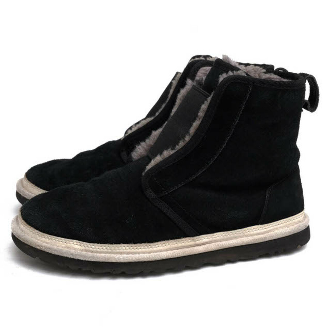 UGG(アグ)のアグ／UGG ワークブーツ シューズ 靴 メンズ 男性 男性用スエード スウェード レザー 革 本革 ブラック 黒  WM1673824 ムートン ボア メンズの靴/シューズ(ブーツ)の商品写真