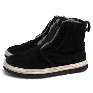 アグ(UGG)のアグ／UGG ワークブーツ シューズ 靴 メンズ 男性 男性用スエード スウェード レザー 革 本革 ブラック 黒  WM1673824 ムートン ボア(ブーツ)