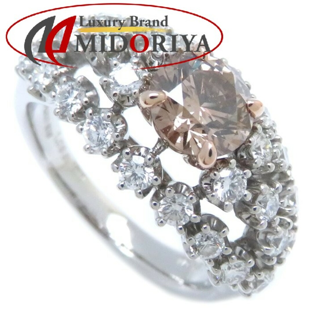 Kashikey カシケイ 天然ファンシーブラウンダイヤモンド1.089ct リング 指輪 ダイヤモンド1.00ct Pt900プラチナxK18BG ブラウンゴールド /198096【中古】【BJ】 レディースのアクセサリー(リング(指輪))の商品写真