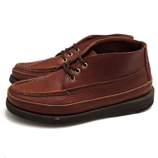 ラッセルモカシン／Russell Moccasin チャッカブーツ シューズ 靴 メンズ 男性 男性用レザー 革 本革 ブラウン 茶  スポーティングクレイチャッカ SPORTING CLAYS CHUKKA BOOTS フレックスソール モカシン Vibramソール 定番 |  フリマアプリ ラクマ