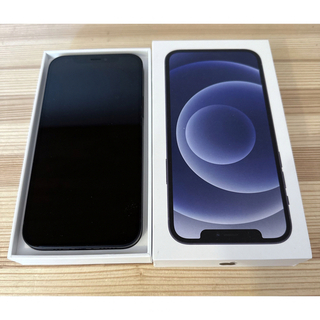 アイフォーン(iPhone)のiPhone12 64GB ブラック SIMフリー(スマートフォン本体)