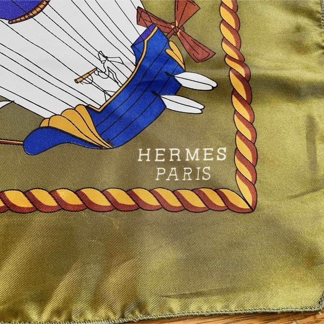 HERMES カレ90 エルメス 気球 シルク ヴィンテージ スカーフ 1