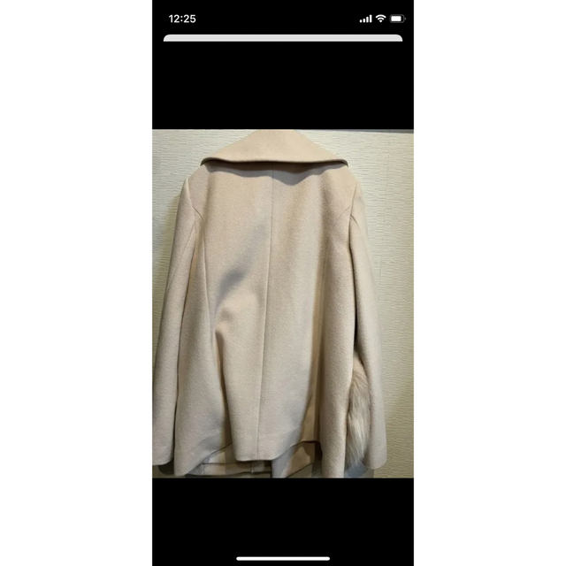 LAISSE PASSE(レッセパッセ)の美品レッセパッセ　ポケットファーコート レディースのジャケット/アウター(ピーコート)の商品写真