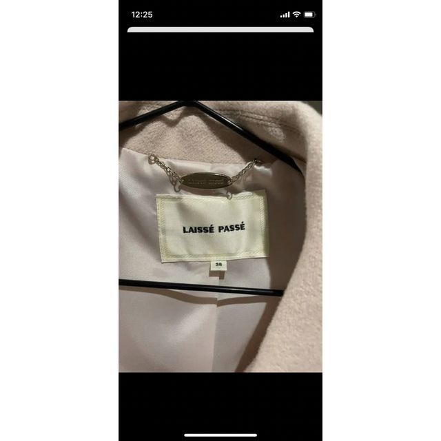 LAISSE PASSE(レッセパッセ)の美品レッセパッセ　ポケットファーコート レディースのジャケット/アウター(ピーコート)の商品写真