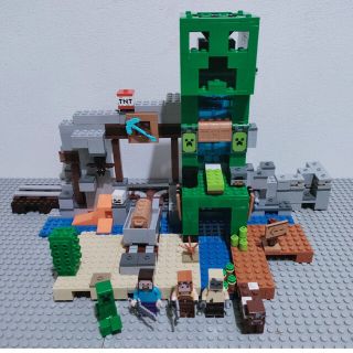 レゴ(Lego)のLEGO マインクラフト 21155 巨大クリーパー像の鉱山 スティーブ(その他)