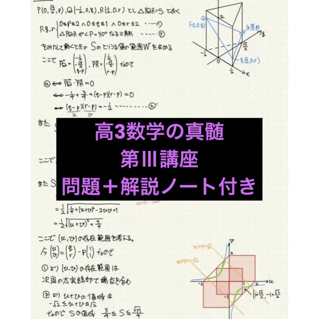 2024公式店舗 東大特進 高3数学の真髄 第Ⅲ講座 問題+解説ノート付き 青木 語学・辞書・学習参考書