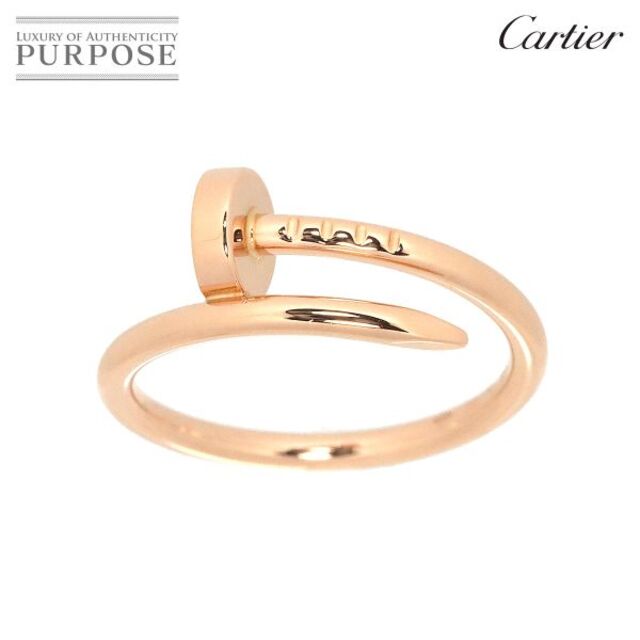 ファッションの K18 リング #49 SM ジュストアンクル Cartier カルティエ - Cartier PG 90176321 VLP 指輪 750 ピンクゴールド リング(指輪)