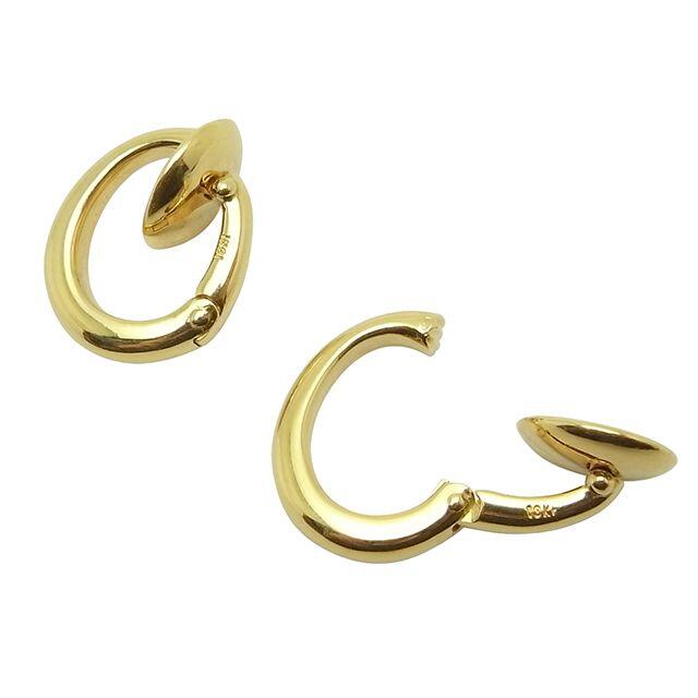 ポメラート デザインイヤリング 18Kt/750 9.8g locmaismoveis.com.br