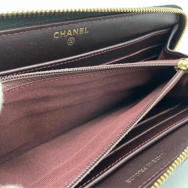 CHANEL(シャネル)のCHANEL キャビアスキンマトラッセ　ラウンドファスナーロングウォレット レディースのファッション小物(財布)の商品写真