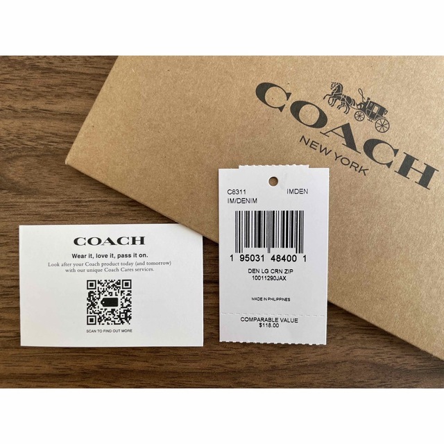 COACH - 【新品未使用タグ付き】コーチCOACH デニム生地 ポーチ COACH - 【新品未使用タグ付き】コーチCOACH デニム生地 ポーチ