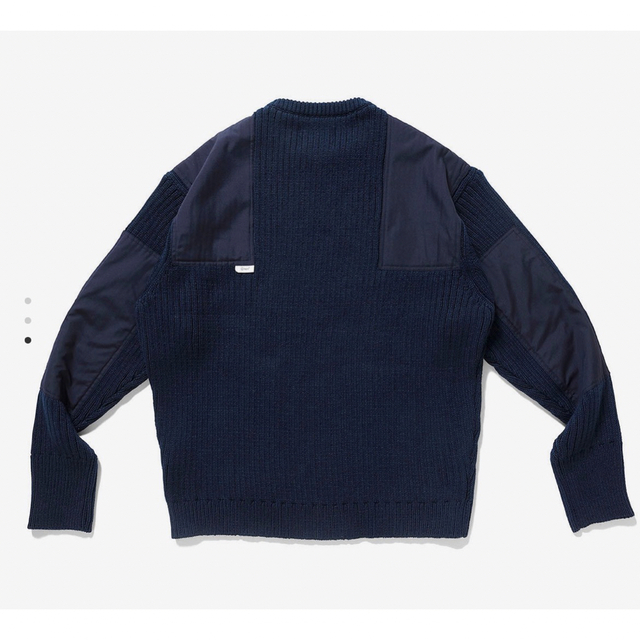 W)taps(ダブルタップス)のWTAPS 2022FW COMMANDER SWEATER NAVY XL メンズのトップス(ニット/セーター)の商品写真