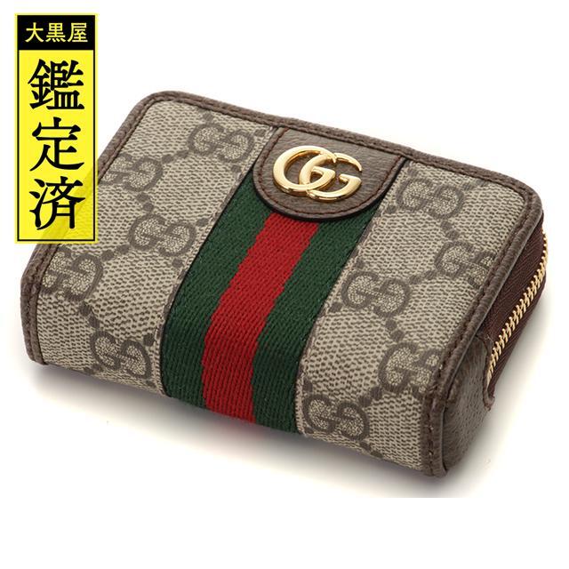 Gucci(グッチ)のグッチ　トランプセット　エボニー GGスプリーム キャンバス ケース【430】 レディースのファッション小物(名刺入れ/定期入れ)の商品写真