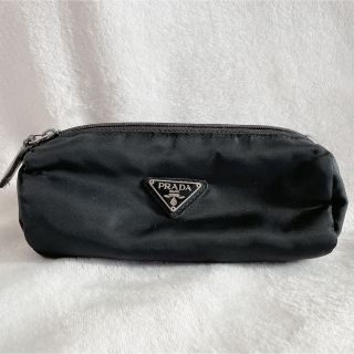 プラダ(PRADA)のPRADA プラダ　ナイロンポーチ　黒　化粧ポーチ　ペンケース　ブラック(ポーチ)