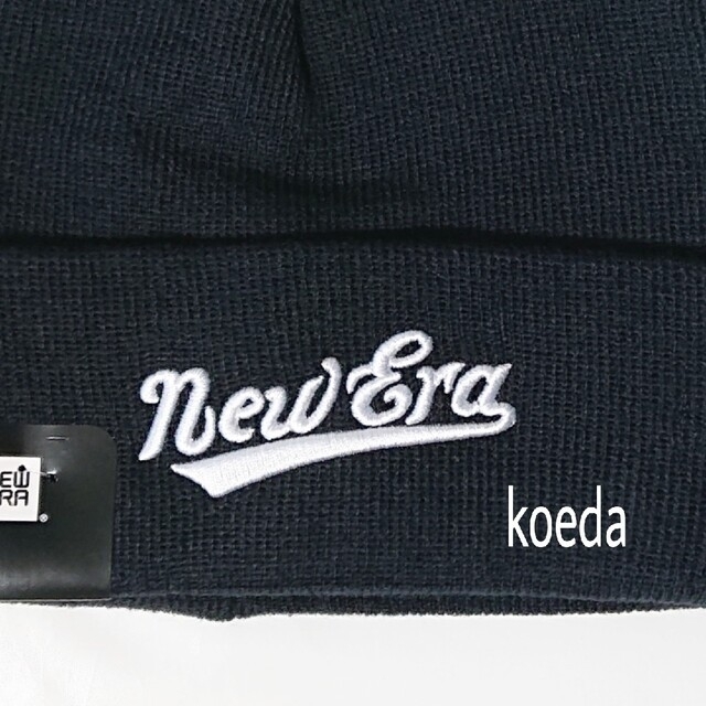 NEW ERA(ニューエラー)のニューエラ 正規品 フィッシャー ニット帽 ビーニー キャップ 黒 ブラック 2 メンズの帽子(ニット帽/ビーニー)の商品写真