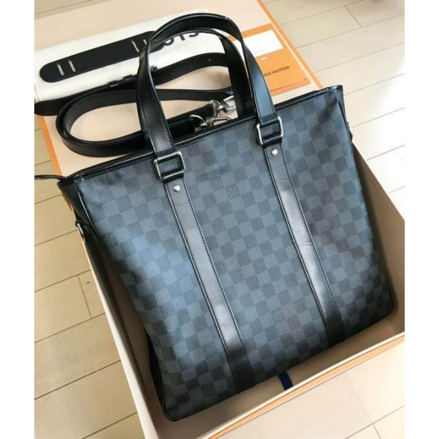 最終決算 LOUIS VUITTON - Louis Vuitton Tadao 新型 ダミエ トート