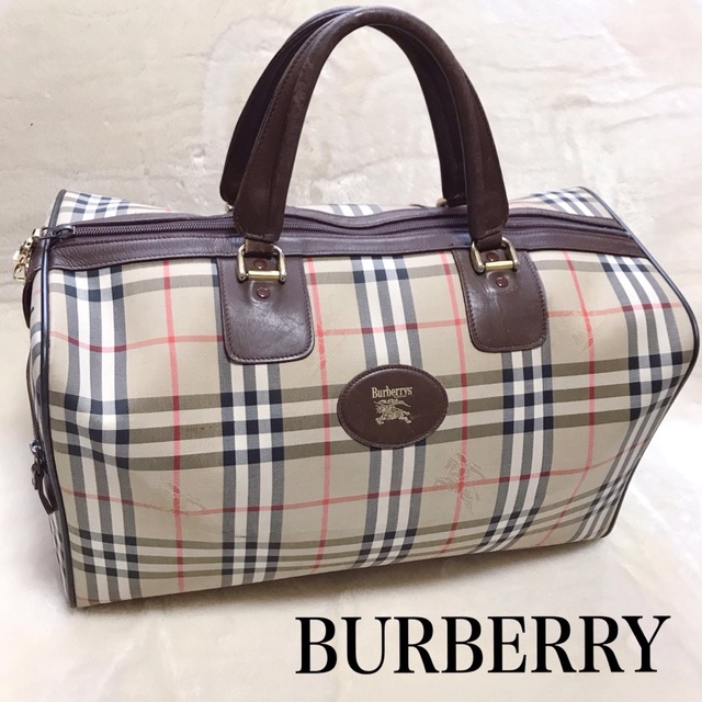 BURBERRY(バーバリー)のBURBERRYS バーバリーズ ノバチェック シャドーホース ボストンバッグ  レディースのバッグ(ボストンバッグ)の商品写真