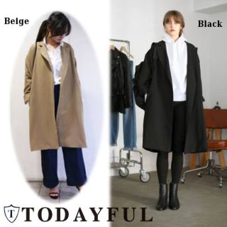 トゥデイフル(TODAYFUL)のTODAYFUL■Drop shoulder cout(ロングコート)