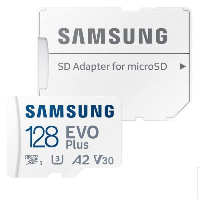 SAMSUNG(サムスン)の【新品未開封】128GB Samsung EVO PLUS サムスン SD ⑫ スマホ/家電/カメラのスマートフォン/携帯電話(その他)の商品写真