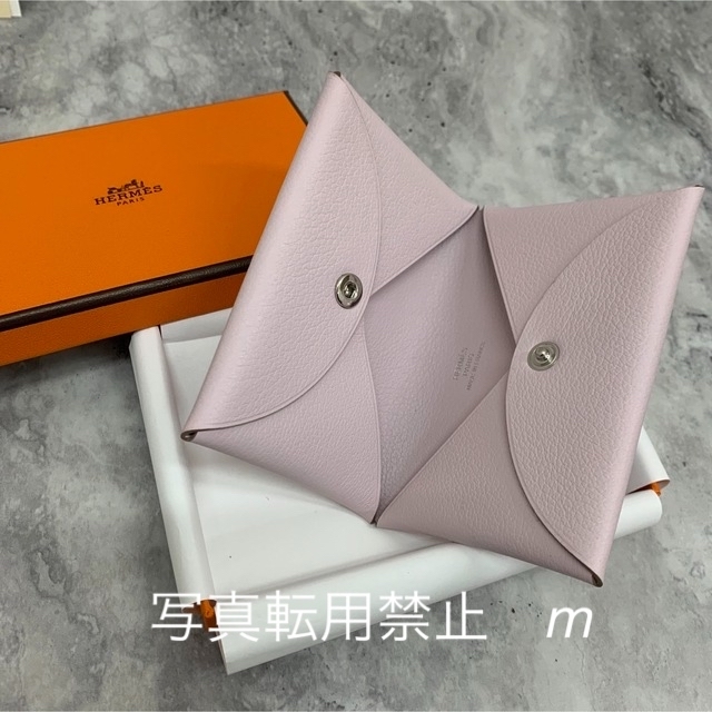 流行 Hermes - HERMES エルメス カルヴィ カードケース モーヴペール U