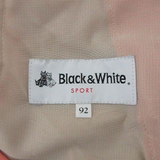 ブラック&ホワイト 近年 美品 スラックス パンツ ジップ ゴルフ ウ92 XL