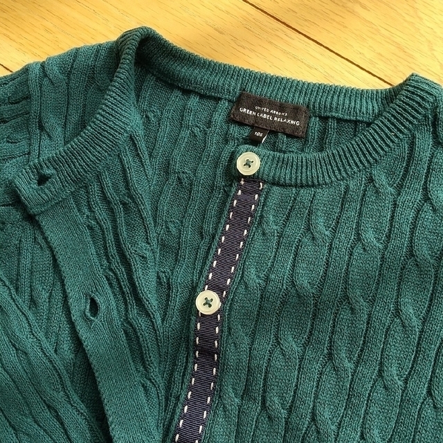 UNITED ARROWS green label relaxing(ユナイテッドアローズグリーンレーベルリラクシング)の105cm カーディガン UNITED ARROWS キッズ/ベビー/マタニティのキッズ服女の子用(90cm~)(カーディガン)の商品写真