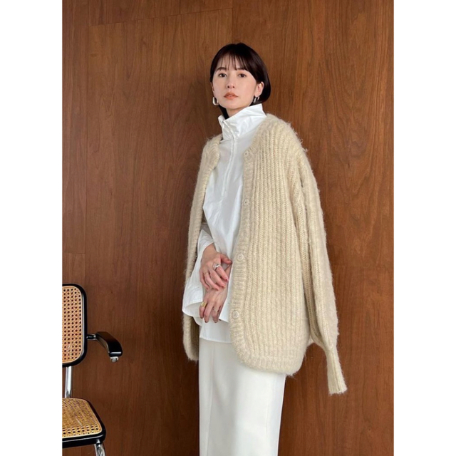 COLOR MOHAIR SHAGGY CARDIGAN クラネ即日発送 - www.glycoala.com