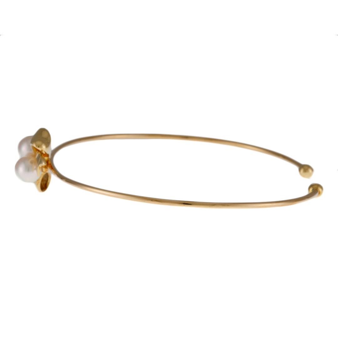 ミキモト MIKIMOTO バングル K18ゴールド パール 中古 日本人気超絶の