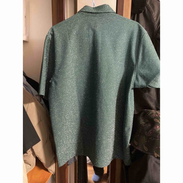 Supreme 22fw Lurex S/S Shirt sサイズ Green 3