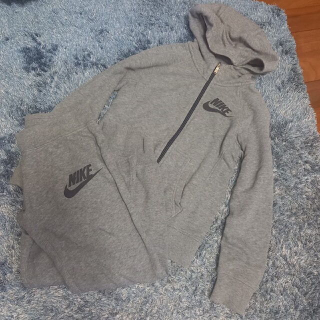 NIKE ジップアップ セットアップ グレー 140