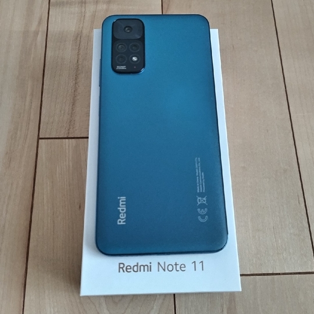 【美品】Xiaomi Redmi Note 11 トワイライトブルー○SIMロック