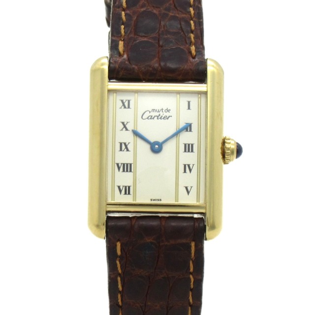 Cartier - カルティエ マストタンク ヴェルメイユ 腕時計 ウォッチ 腕時計