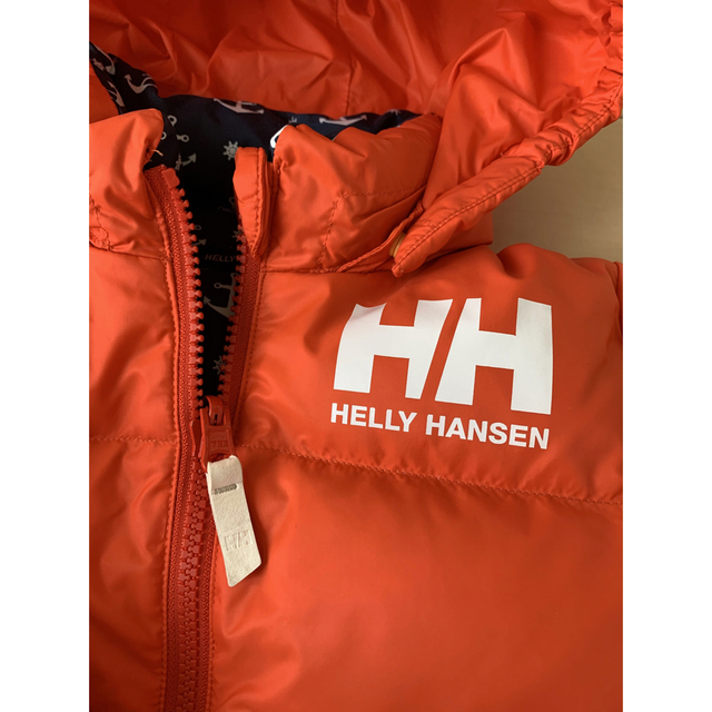 HELLY HANSEN(ヘリーハンセン)のヘリーハンセン　キッズ　ダウンジャケット　リバーシブル　100cm キッズ/ベビー/マタニティのキッズ服男の子用(90cm~)(ジャケット/上着)の商品写真