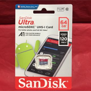 サンディスク(SanDisk)のSwitch対応 読込120MB/s SanDisk microSD 64GB(その他)