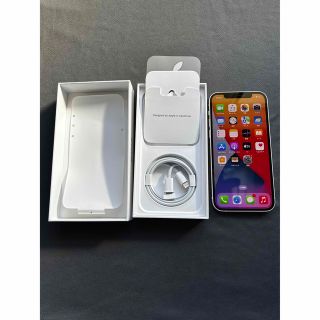 アップル(Apple)の【中古】iPhone12 64GB ホワイト(スマートフォン本体)