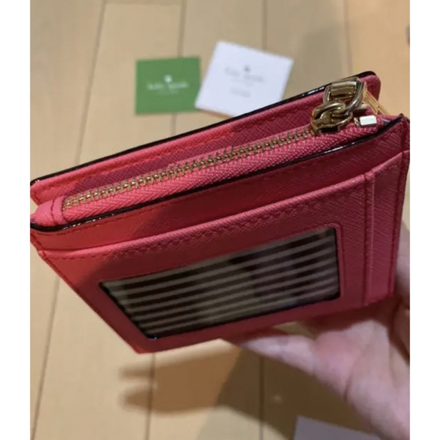 kate spade new york(ケイトスペードニューヨーク)のケイトスペード　二つ折り財布　財布　ピンク レディースのファッション小物(財布)の商品写真