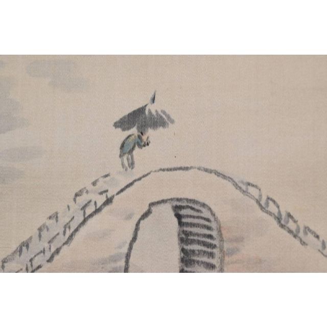 真作】福田浩湖/西湖暁雨/中国山水図/山水人物図/掛軸☆宝船☆AA-573 真作】福田浩湖/西湖暁雨/中国山水図/山水人物図/掛軸☆宝船☆AA-573